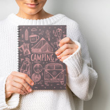 Illustration av camping utomhus