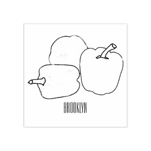 illustration av Capsicum-tecknaden Stämpel