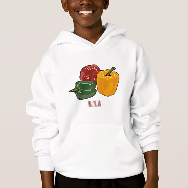 illustration av Capsicum-tecknaden T Shirt (Framsida)