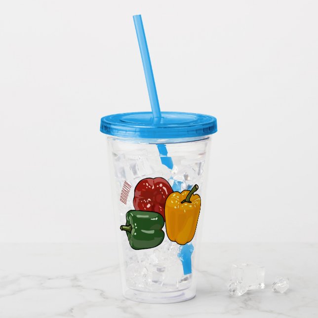 illustration av Capsicum-tecknaden Take Away Mugg (Framsida Ice)