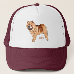 illustration av Chow Chow-tecknaden för hund Keps