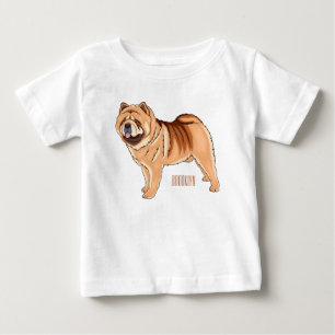 illustration av Chow Chow-tecknaden för hund T Shirt