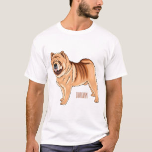 illustration av Chow Chow-tecknaden för hund T Shirt