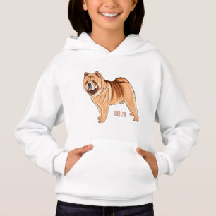 illustration av Chow Chow-tecknaden för hund T Shirt