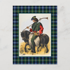 Illustration av Clan MacNeil Vintage i en ram med Vykort