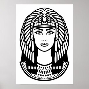 illustration av Cleopatra Poster