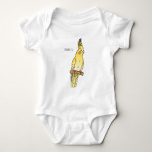 illustration av Cockatiel-fågelns tecknad T Shirt
