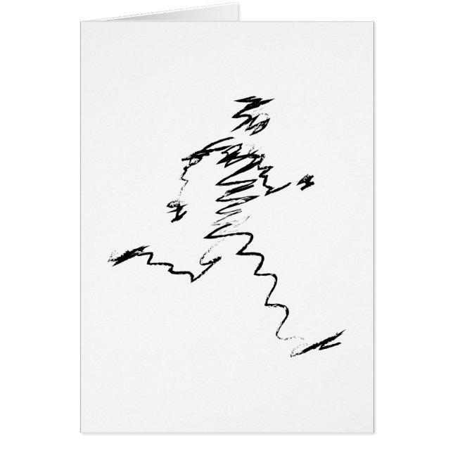 illustration av coolan springer hälsningskort (Framsidan)