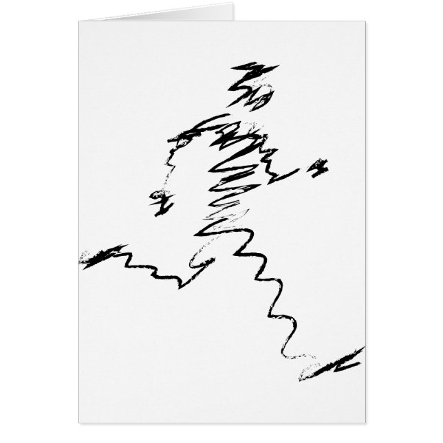 illustration av coolan springer hälsningskort (Framsidan)