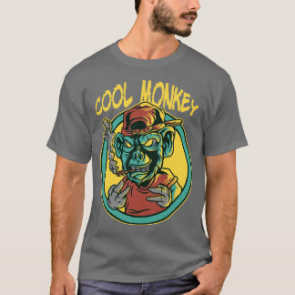 Illustration av coolans apa t shirt