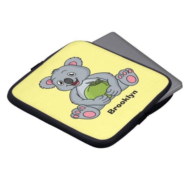 illustration av Cute koala- och kokokokokokokokoko Laptop Fodral (Framsida topp)