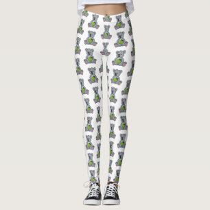 illustration av Cute koala- och kokokokokokokokoko Leggings