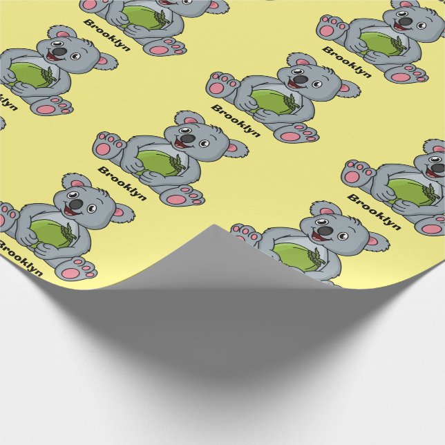illustration av Cute koala- och kokokokokokokokoko Presentpapper (Hörn)