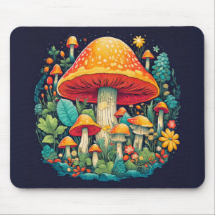 Illustration av Cute Kreativ Mushroom Musmatta