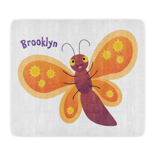 illustration av Cute lycklig orange-tecknaden för  (Framsidan)