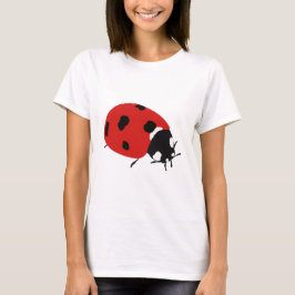 Illustration av Cute Red Ladybug T Shirt
