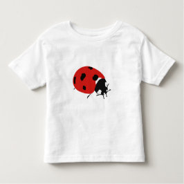 Illustration av Cute Red Ladybug T Shirt