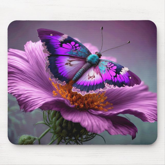 Illustration av Cute Vibrant Butterfly Musmatta (Framsidan)