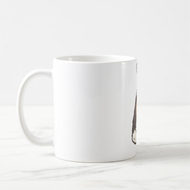 illustration av Cute Wire Fox Terrier-hund Kaffemugg (Vänster)