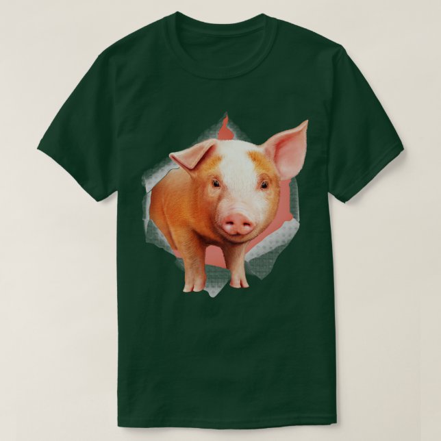 Illustration av Cute Young Mini Gris T Shirt (Design framsida)