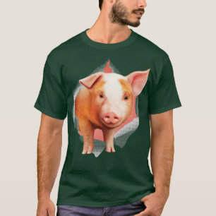 Illustration av Cute Young Mini Gris T Shirt
