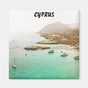 Illustration av Cyperns naturreservat Magnet