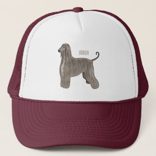 illustration av den afghanska tecknaden för hound keps