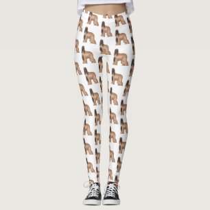 illustration av den afghanska tecknaden för hound  leggings