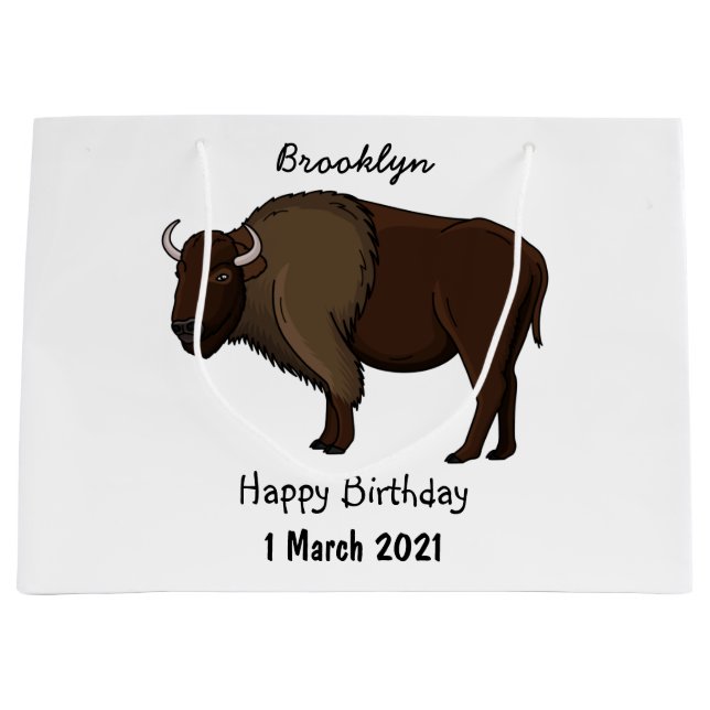 illustration av den amerikanska bison buffalo i ly (Framsidan)