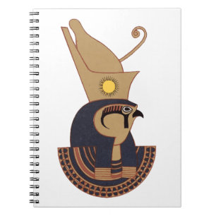 Illustration av den egyptiska guden från Ancient H Anteckningsbok