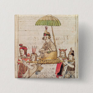 Illustration av den Huascar incaen Knapp
