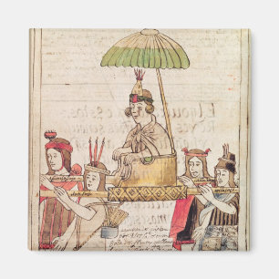 Illustration av den Huascar incaen Magnet