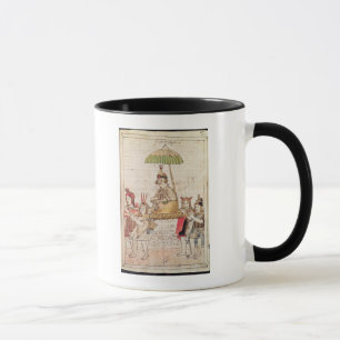 Illustration av den Huascar incaen Mugg