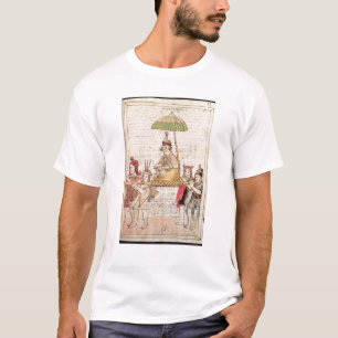 Illustration av den Huascar incaen T-shirt