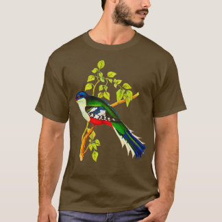 Illustration av den kubanska trogon eller tocororo t shirt