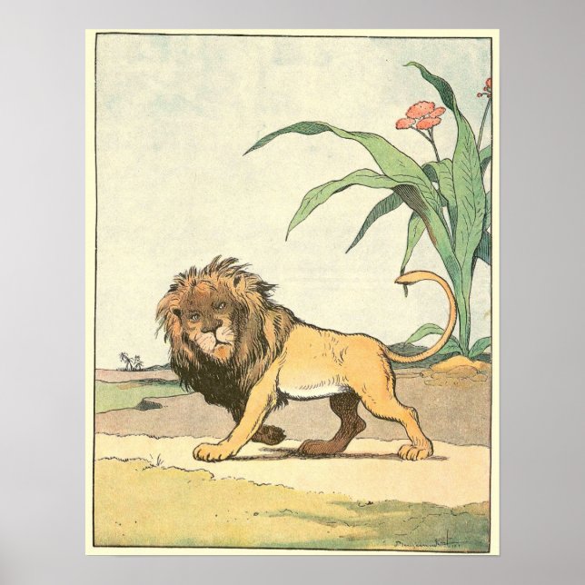 Illustration av den Lejona artikeln Bok Poster (Framsidan)