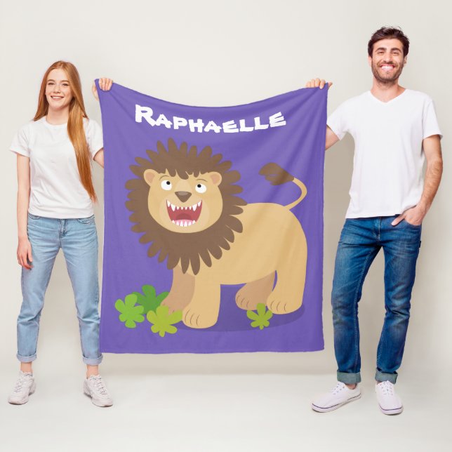 illustration av den lejona tecknaden för uppfödnin fleecefilt (På plats)