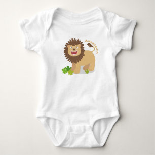 illustration av den lejona tecknaden för uppfödnin t shirt