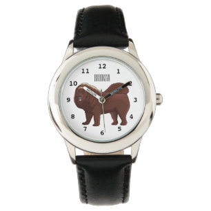 illustration av den tibetanska Mastiff-hund teckna Armbandsur