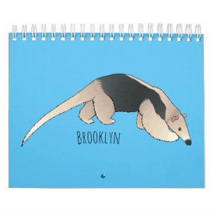 illustration av djurens tecknad kalender