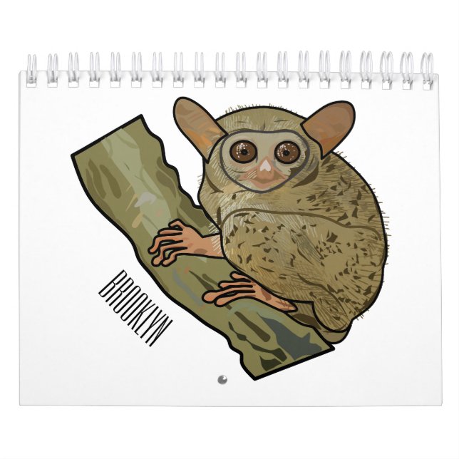 illustration av djurens tecknad kalender (Omslag)