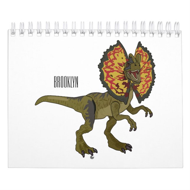 illustration av djurens tecknad kalender (Omslag)