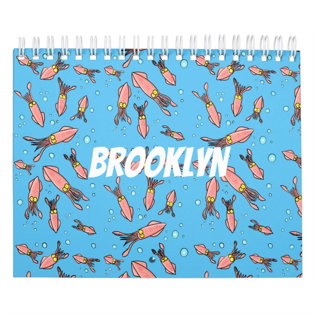 illustration av djurens tecknad kalender (Omslag)