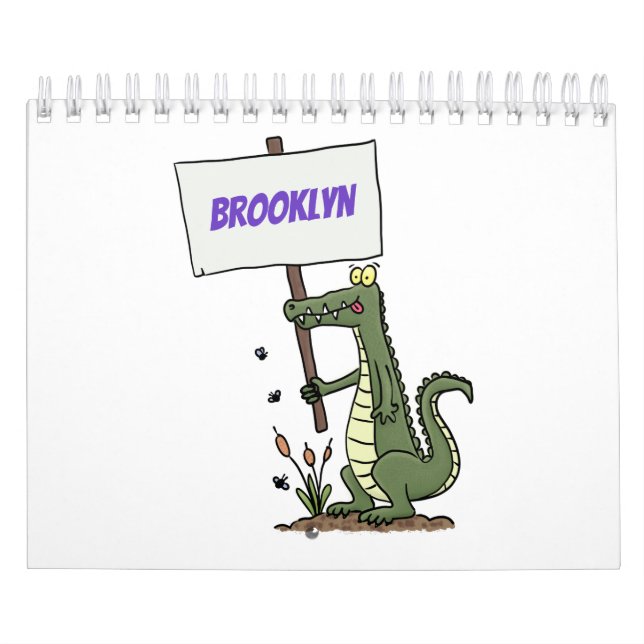 illustration av djurens tecknad kalender (Omslag)