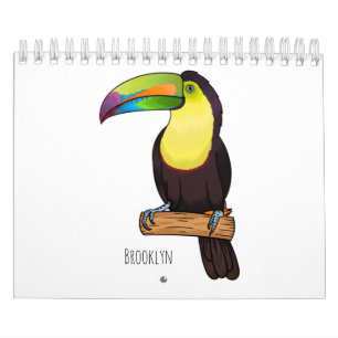 illustration av djurens tecknad kalender
