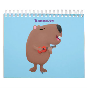 illustration av djurens tecknad kalender