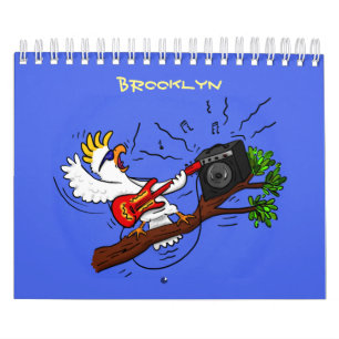 illustration av djurens tecknad kalender