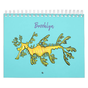 illustration av djurens tecknad kalender