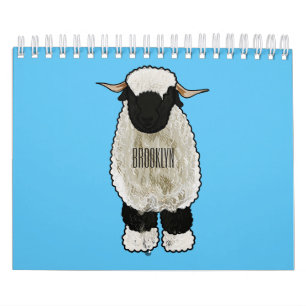 illustration av djurens tecknad kalender