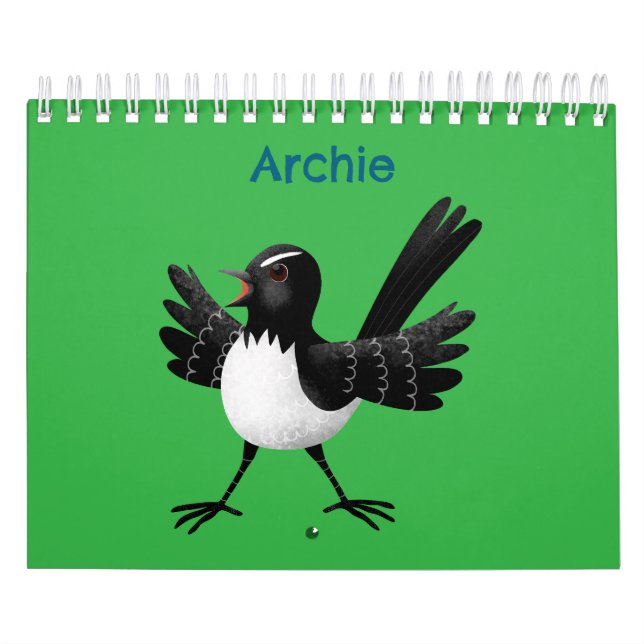 illustration av djurens tecknad kalender (Omslag)